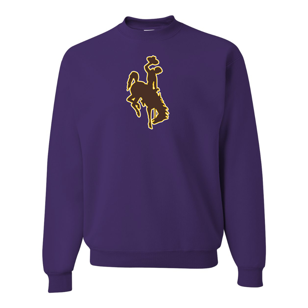Men's  Wyoming CowboysJERZEES NuBlend Crewneck Sweatshirt