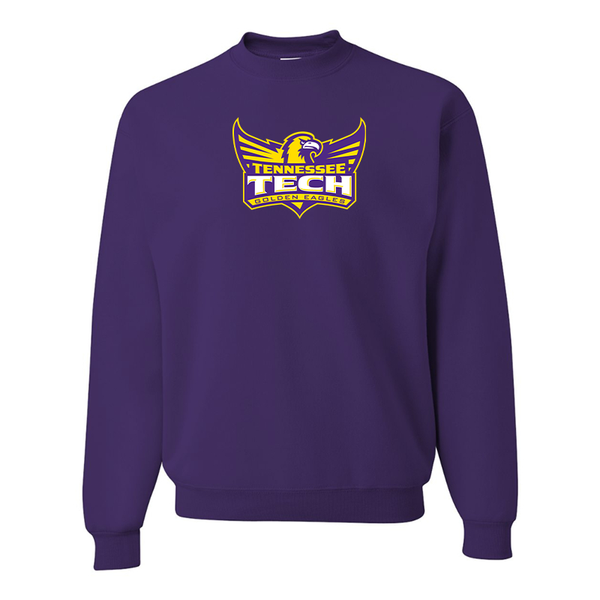 Men's Tennessee Tech Golden Eagles  JERZEES NuBlend Crewneck Sweatshirt