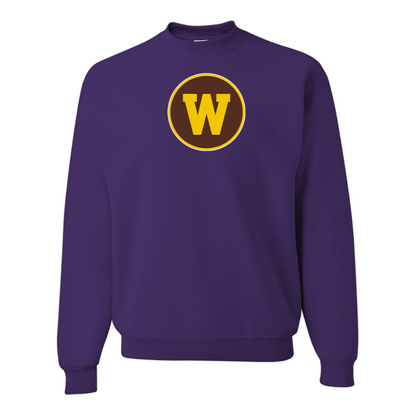 Men's Western Michigan Broncos  JERZEES NuBlend Crewneck Sweatshirt