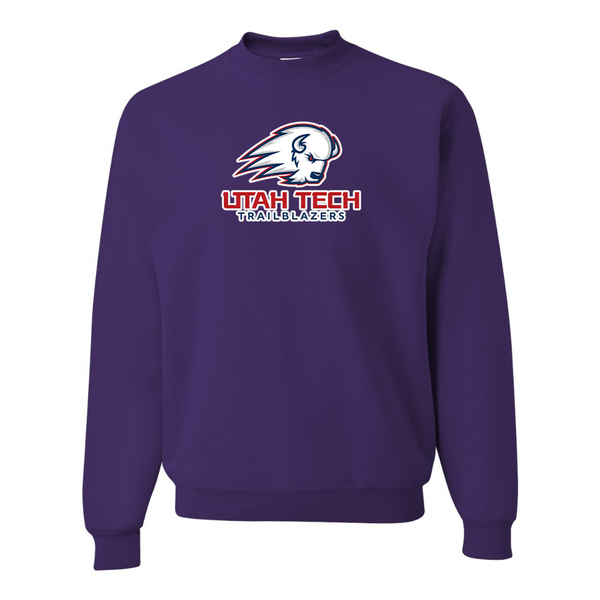 Men's Utah Tech Trailblazers JERZEES NuBlend Crewneck Sweatshirt