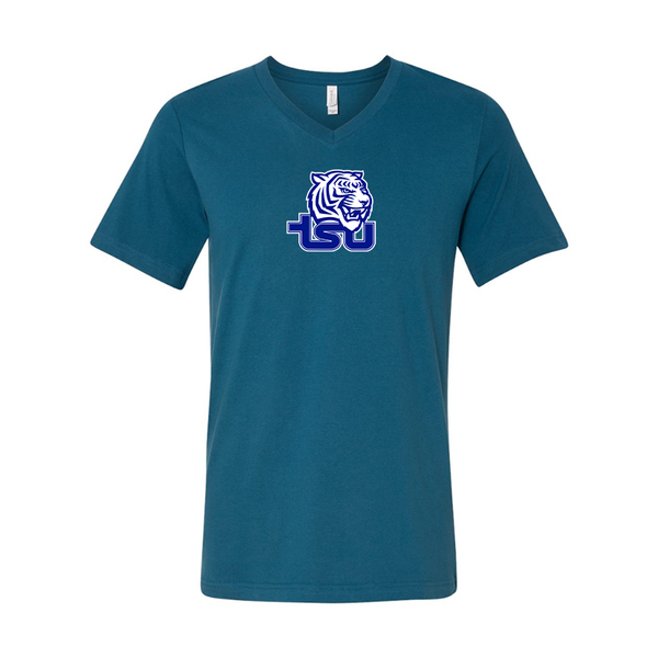 Tennessee State Tigers BELLA  CANVAS - Jersey V-Neck T-Shirt