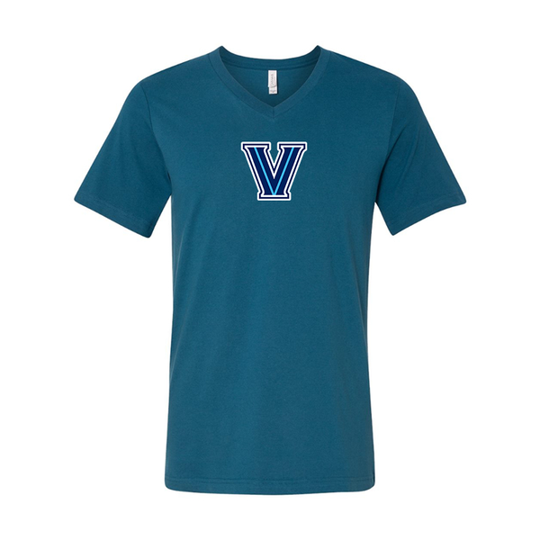 Villanova Wildcats BELLA  CANVAS - Jersey V-Neck T-Shirt