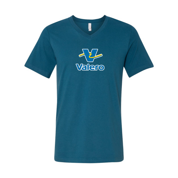 Valero Gas Station BELLA  CANVAS - Jersey V-Neck T-Shirt