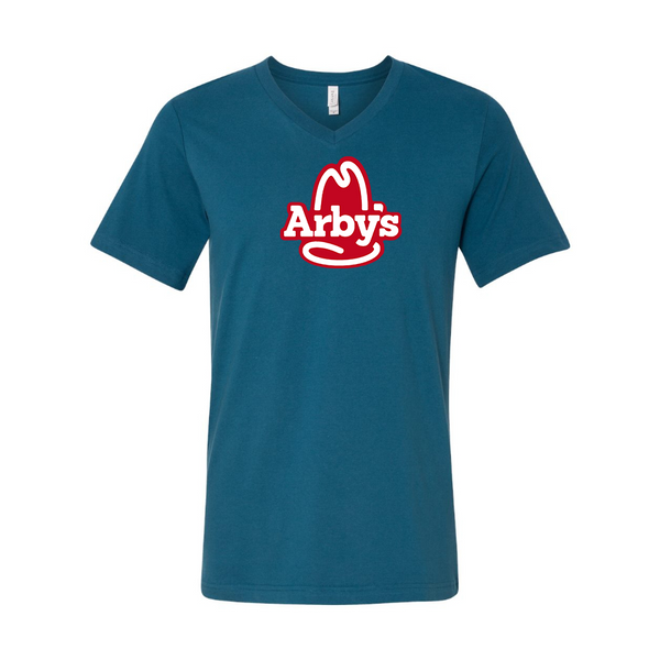 Men's Arbys BELLA + CANVAS - Jersey V-Neck T-Shirt
