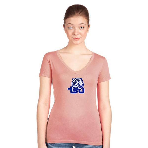 Women's Tennessee State Tigers  Next Level V-Neck T-Shirt