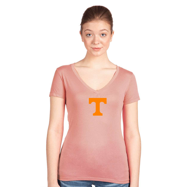 Women's Tennessee Volunteers  Next Level V-Neck T-Shirt