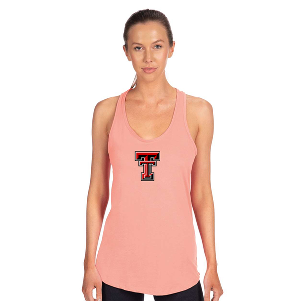Women's Texas Tech Red Raiders  Next Level Ideal Racerback Tank