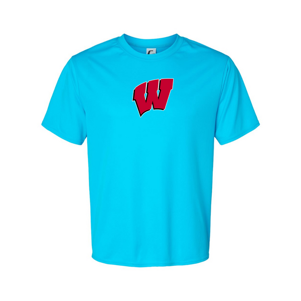 Men's  Wisconsin Badgers Polyester T-Shirt