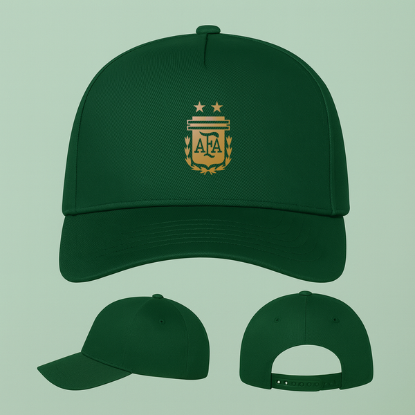 Argentina Soccer Five Panel Twill Snapback Cap