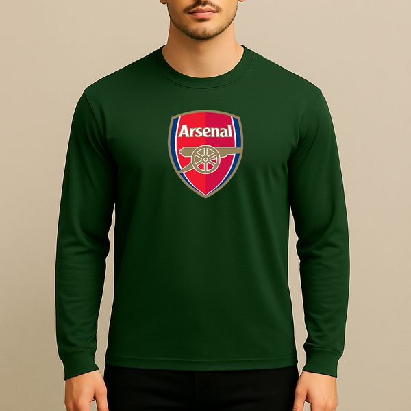 Men's Arsenal Soccer Long Sleeve T-Shirt