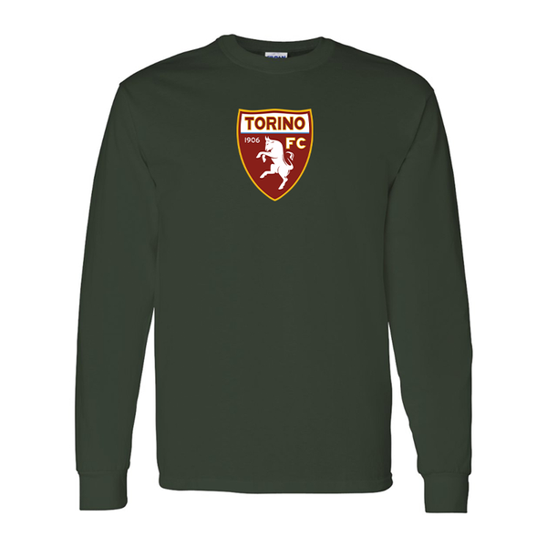 Men's Torino Soccer Gildan Heavy Cotton Long Sleeve T-Shirt