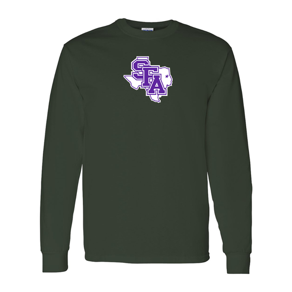 Men's Stephen F. Austin Lumberjacks  Gildan Heavy Cotton Long Sleeve T-Shirt