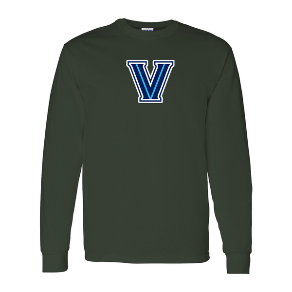 Men's Villanova Wildcats Gildan Heavy Cotton Long Sleeve T-Shirt