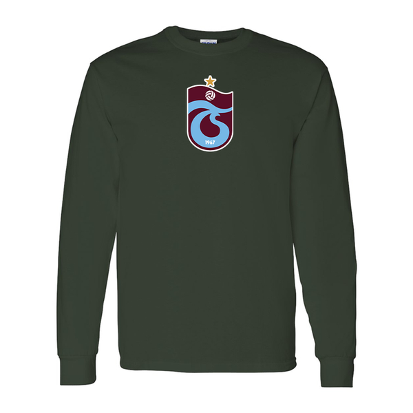 Men's Trabzonspor Soccer Gildan Heavy Cotton Long Sleeve T-Shirt