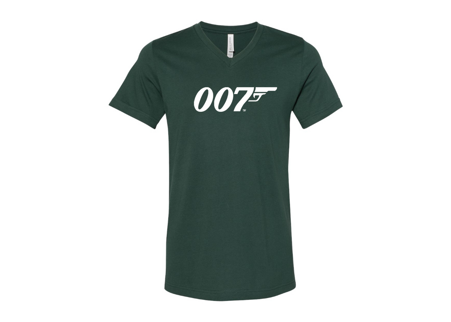 007 James Bond Movie - BELLA + CANVAS - Jersey V-Neck Tee - 3005