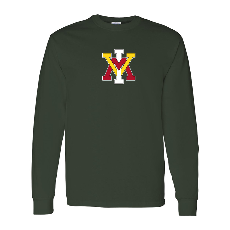 Men's VMI Keydets Gildan Heavy Cotton Long Sleeve T-Shirt