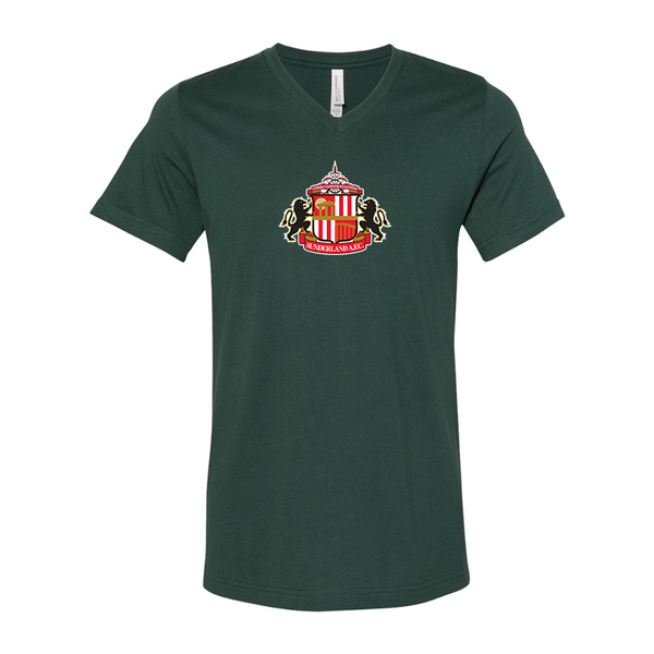 Sunderland AFC Soccer BELLA  CANVAS - Jersey V-Neck T-Shirt