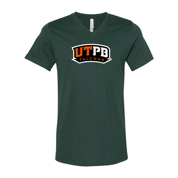 UTPB Falcons  BELLA  CANVAS - Jersey V-Neck T-Shirt