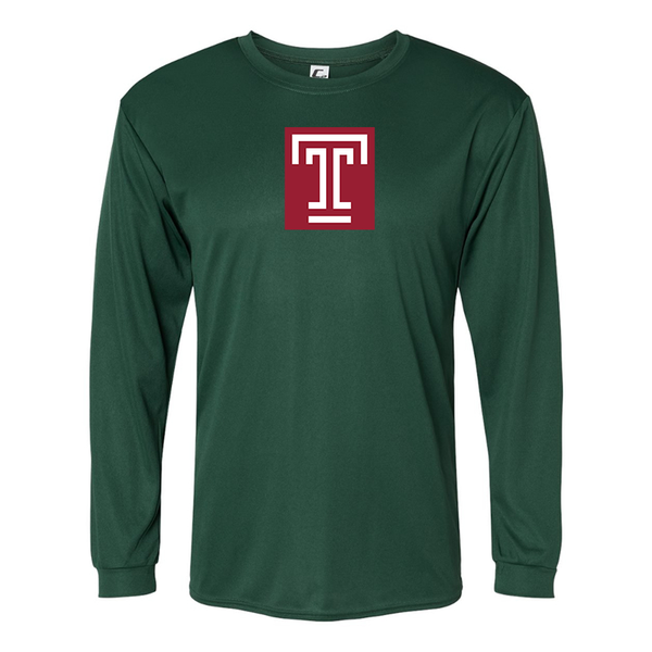 Men's Temple Owls Performance Long Sleeve T-Shirt