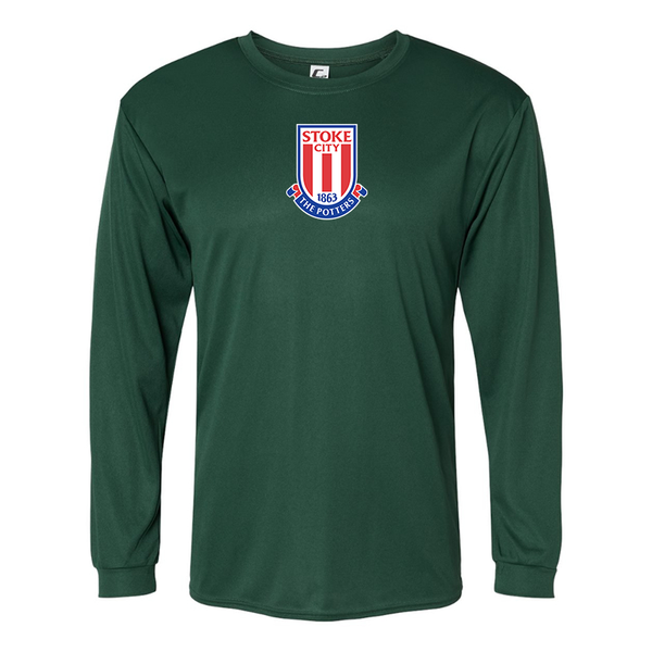 Men's Stoke City Soccer Performance Long Sleeve T-Shirt