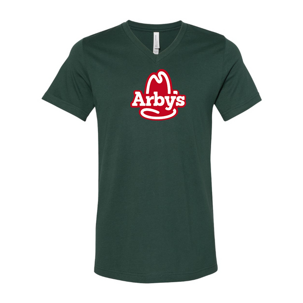 Men's Arbys BELLA + CANVAS - Jersey V-Neck T-Shirt