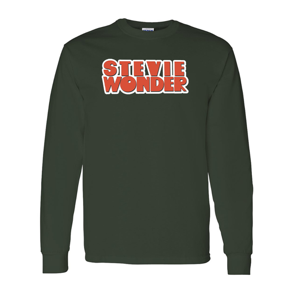 Men's Stevie-Wonder Gildan Heavy Cotton Long Sleeve T-Shirt