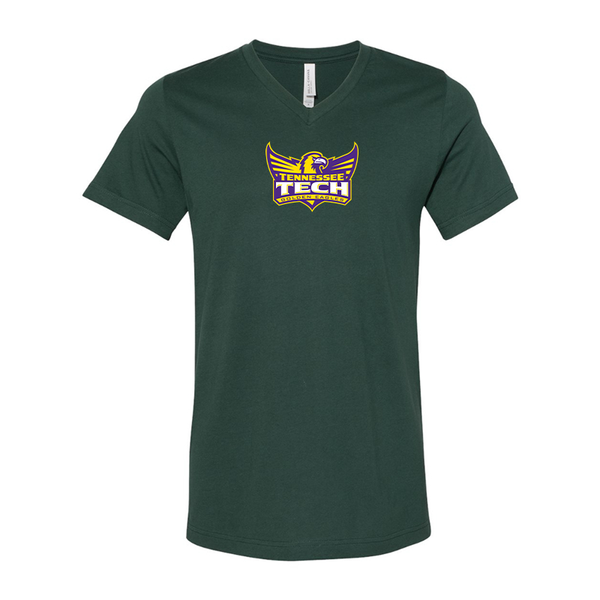Tennessee Tech Golden Eagles BELLA  CANVAS - Jersey V-Neck T-Shirt