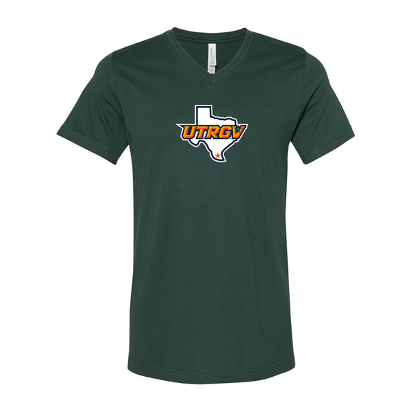 UTRGV Vaqueros BELLA  CANVAS - Jersey V-Neck T-Shirt