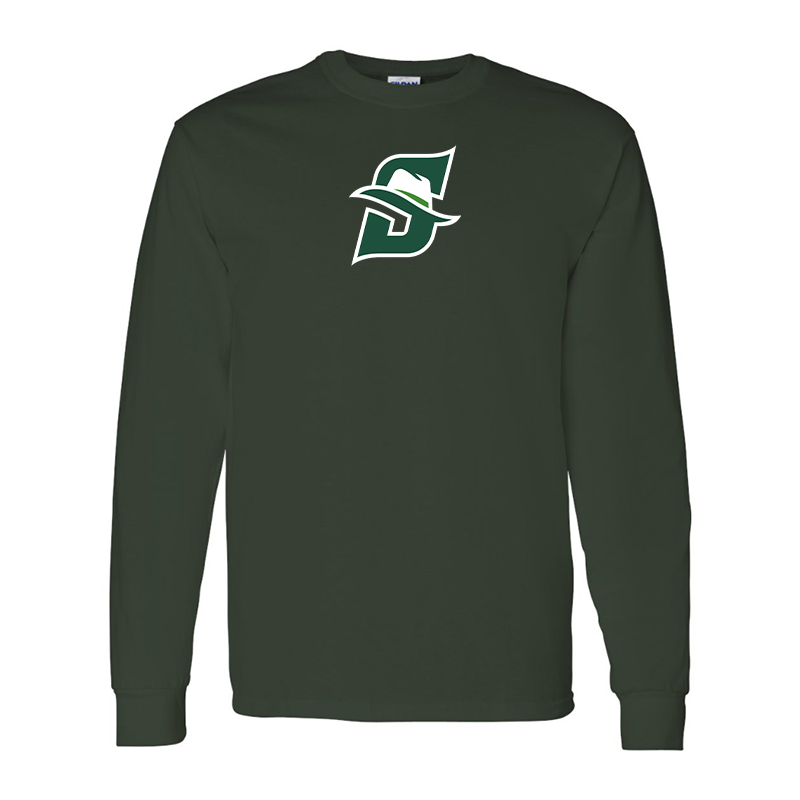 Men's Stetson Hatters Gildan Heavy Cotton Long Sleeve T-Shirt