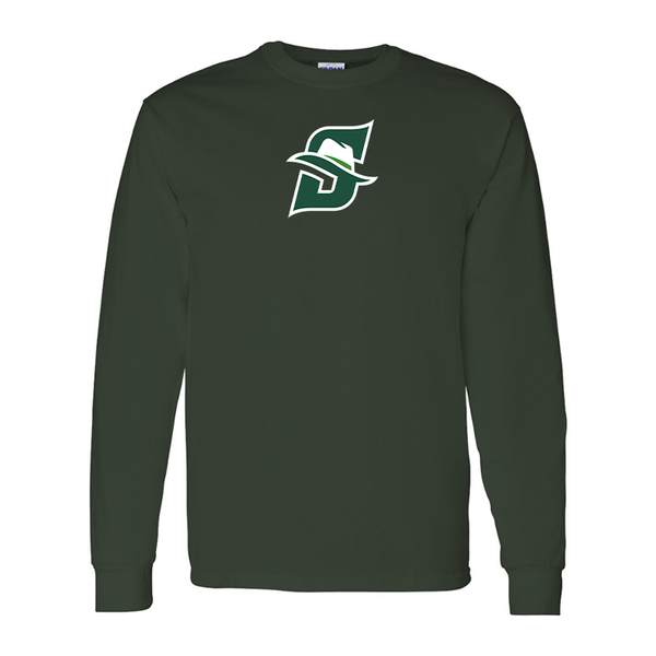 Men's Stetson Hatters Gildan Heavy Cotton Long Sleeve T-Shirt