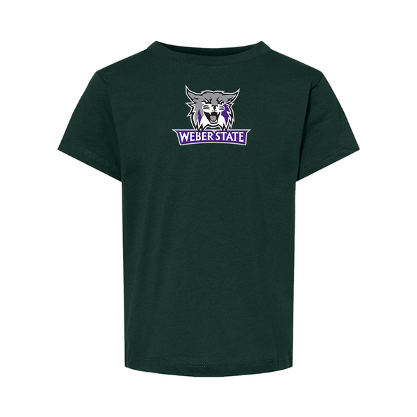 Weber State Wildcats BELLA  CANVAS Toddler Jersey Tee