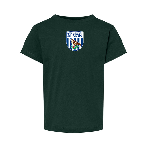 West Bromwich Albion Soccer BELLA  CANVAS Toddler Jersey Tee