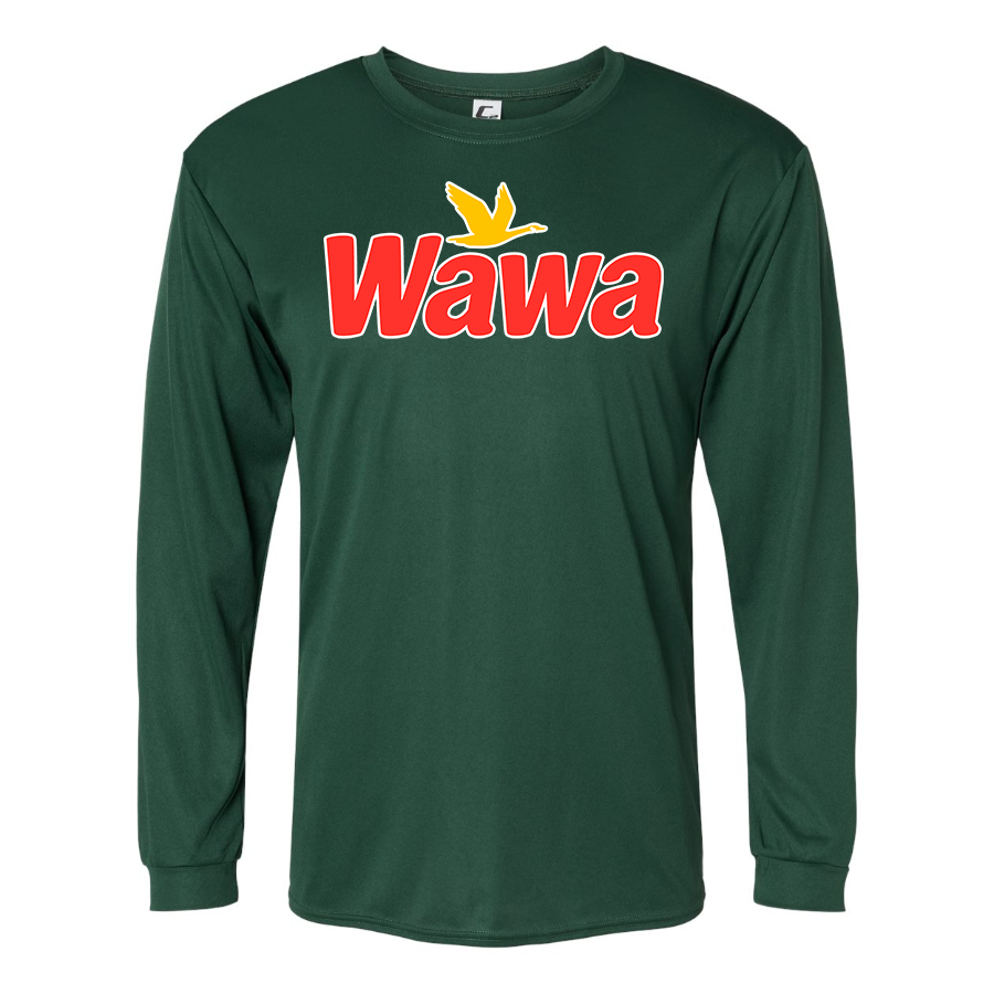 Men's  Wawa Gas Station  Performance Long Sleeve T-Shirt