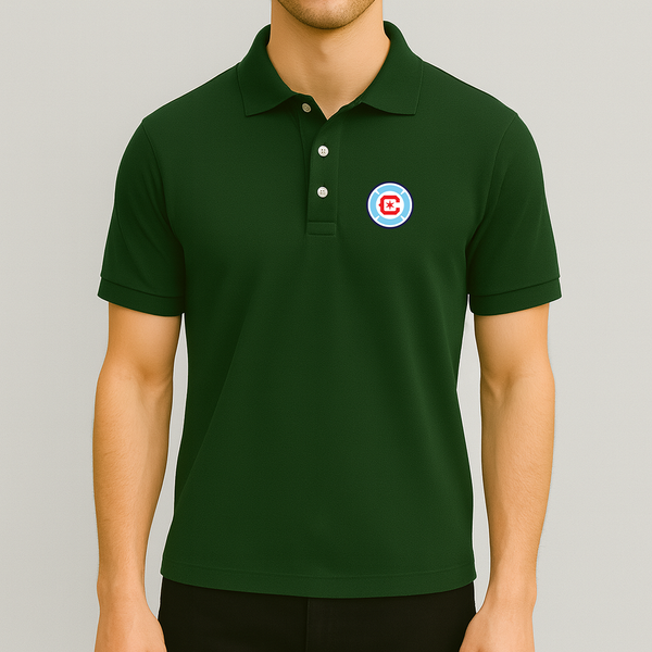 Men's Chicago Fire Soccer Dry Blend Polo