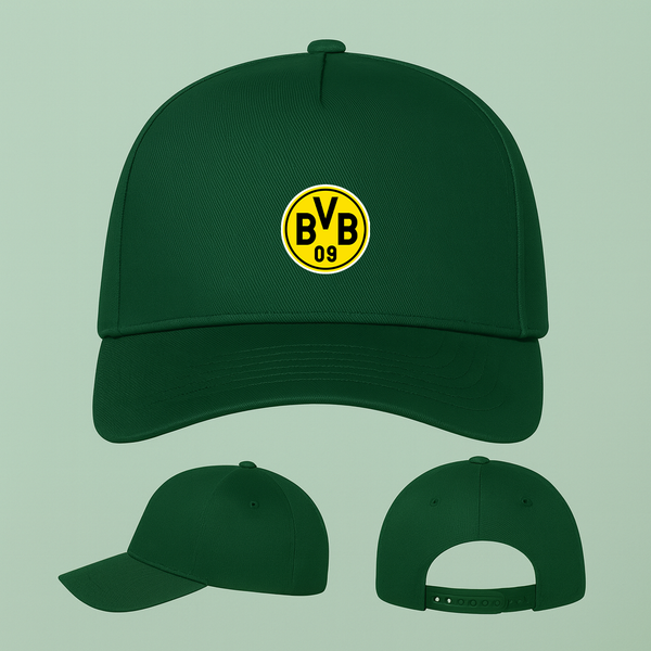Borussia Dortmund BVB FC Five Panel Twill Snapback Cap