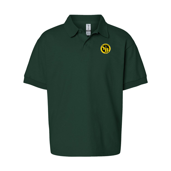 Youth Young Boys Soccer Gildan Dry Blend Jersey Polo