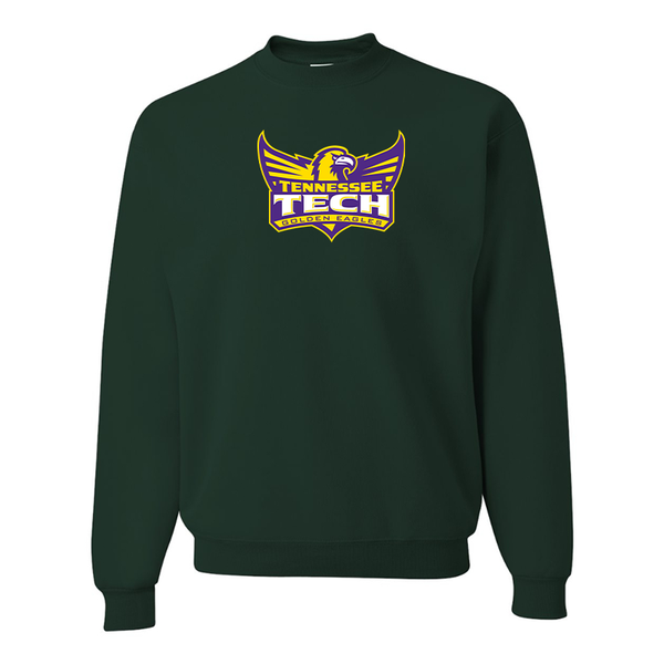 Men's Tennessee Tech Golden Eagles  JERZEES NuBlend Crewneck Sweatshirt