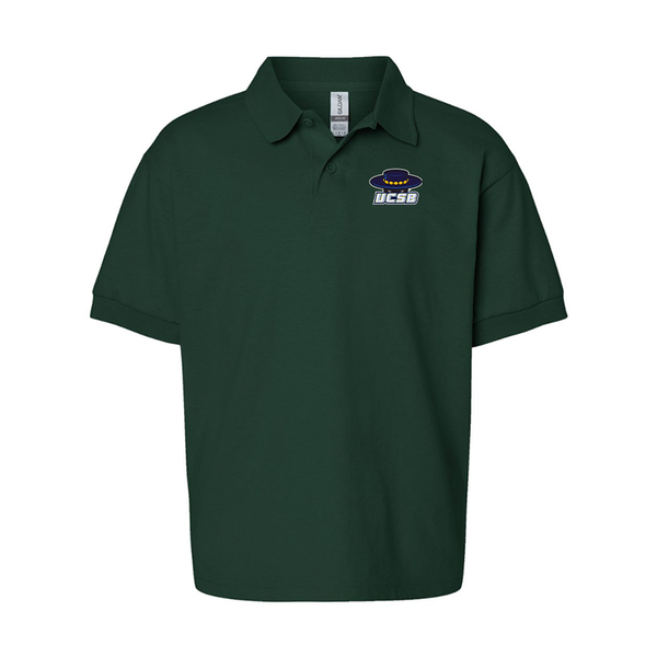 Youth UCSB Gauchos Gildan Dry Blend Jersey Polo