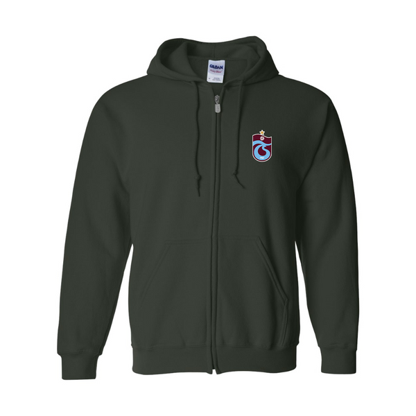 Men's Trabzonspor Soccer JERZEES NuBlend Full-Zip Hooded Sweatshirt