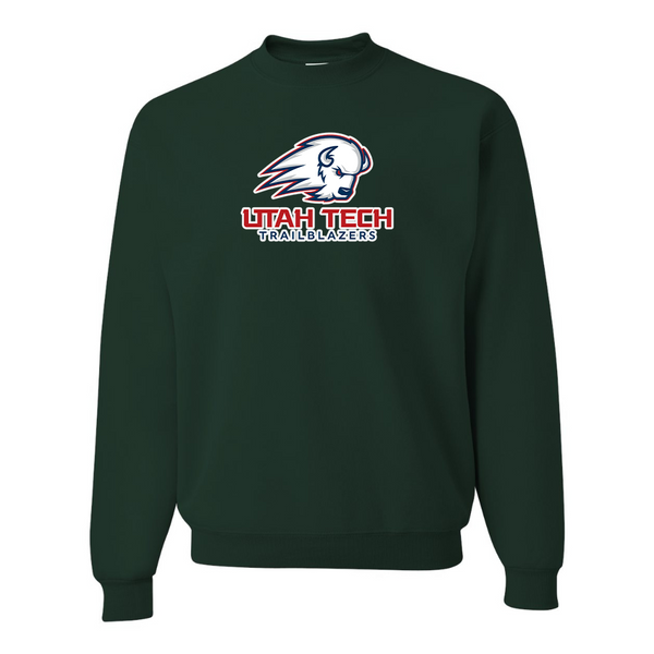 Men's Utah Tech Trailblazers JERZEES NuBlend Crewneck Sweatshirt