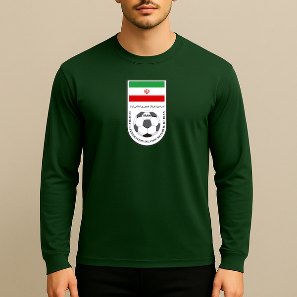 Men's Iran National Soccer Team Long Sleeve T-Shirt