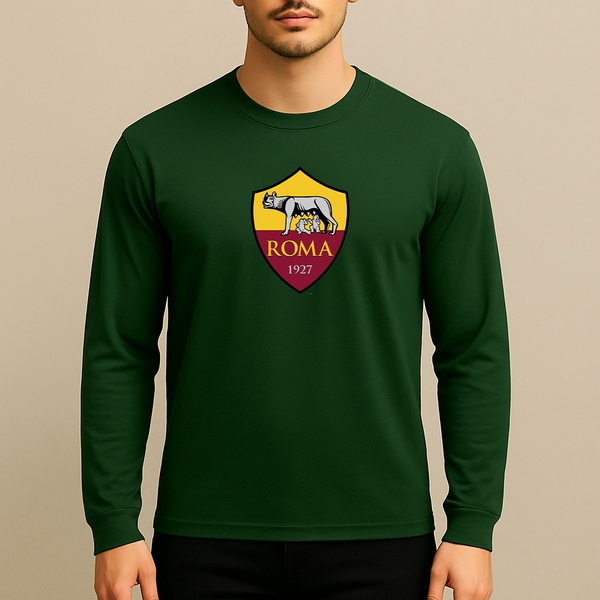 Men's AS Roma FC Long Sleeve T-Shirt
