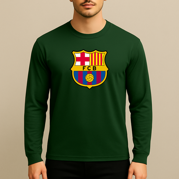 Men's F.C. Barcelona Soccer Long Sleeve T-Shirt