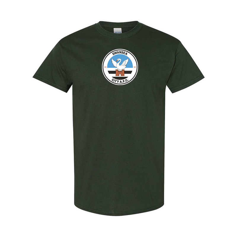 Men's Swansea City Soccer Gildan Heavy Cotton T-Shirt