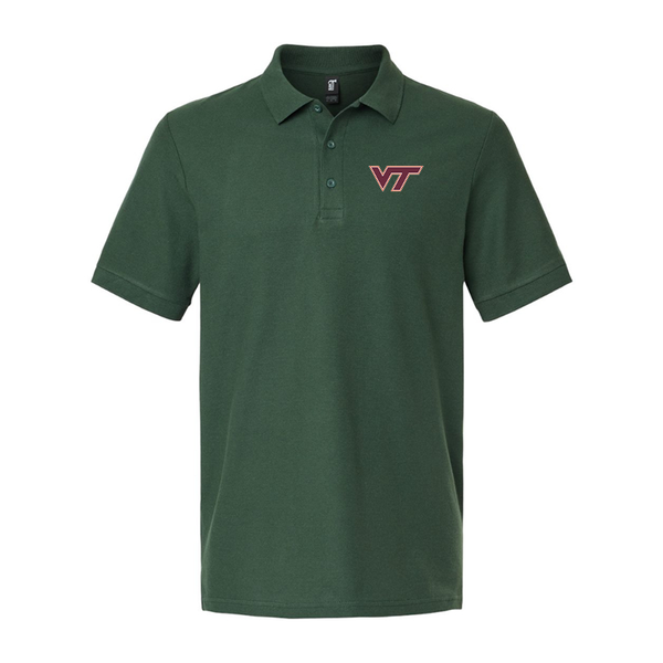 Men's Virginia Tech Hokies Gildan Hammer Pique Polo