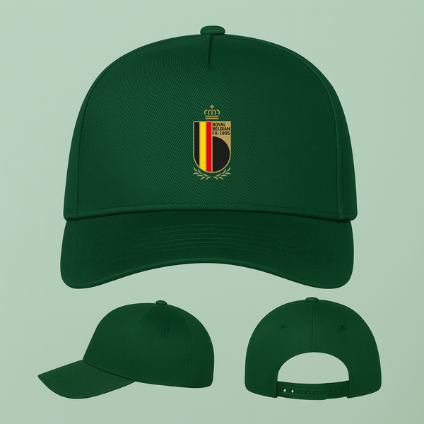 Belgium National Soccer Team Five Panel Twill Snapback Cap
