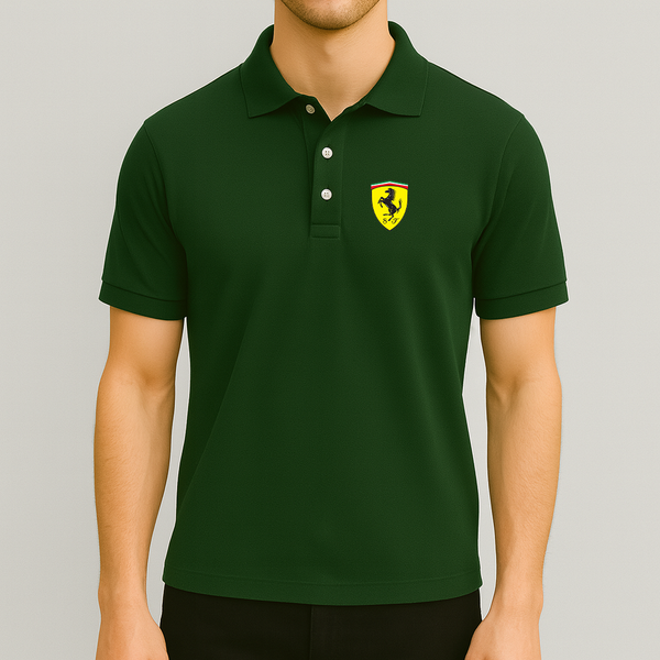 Men’s Ferrari Motorsport Car Dry Blend Polo