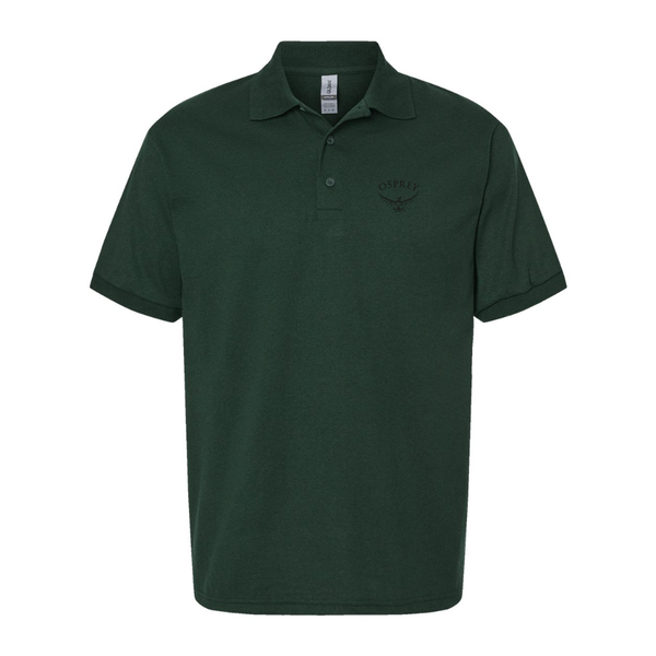 Men's  Osprey Black  Dry Blend Jersey Polo