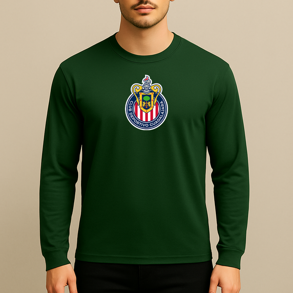 Men's Chivas Football Club  Long Sleeve T-Shirt