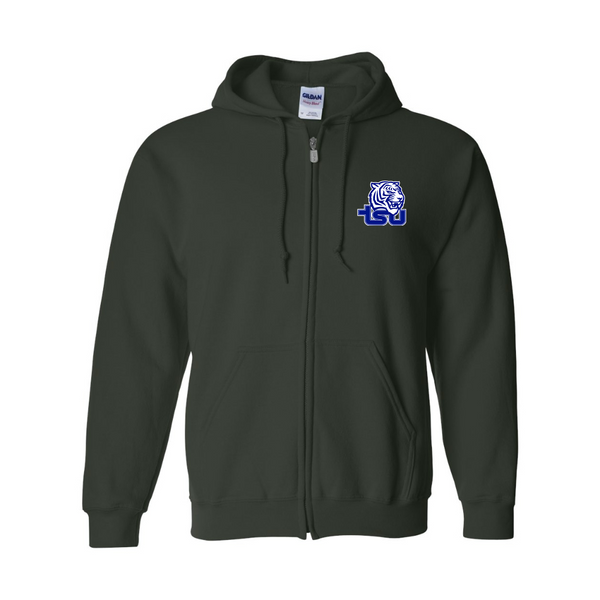 Men's Tennessee State Tigers JERZEES NuBlend Full-Zip Hooded Sweatshirt